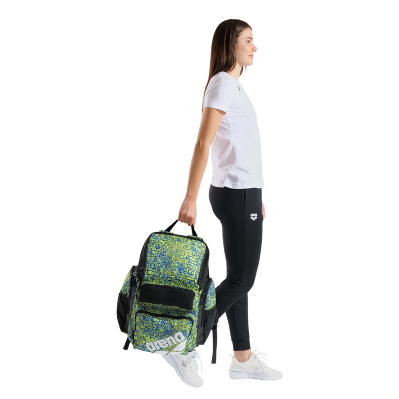 Рюкзак для плавання Arena ONE GO BACKPACK 45L AO (010232-913) 45L зелений зміїна шкіра 