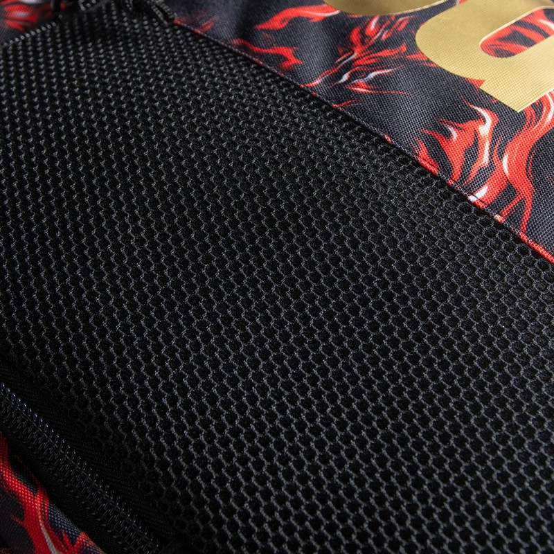 Рюкзак Arena SPIKY III BACKPACK 45 ALLOVER (006272-550) 45L чорний з вогнем