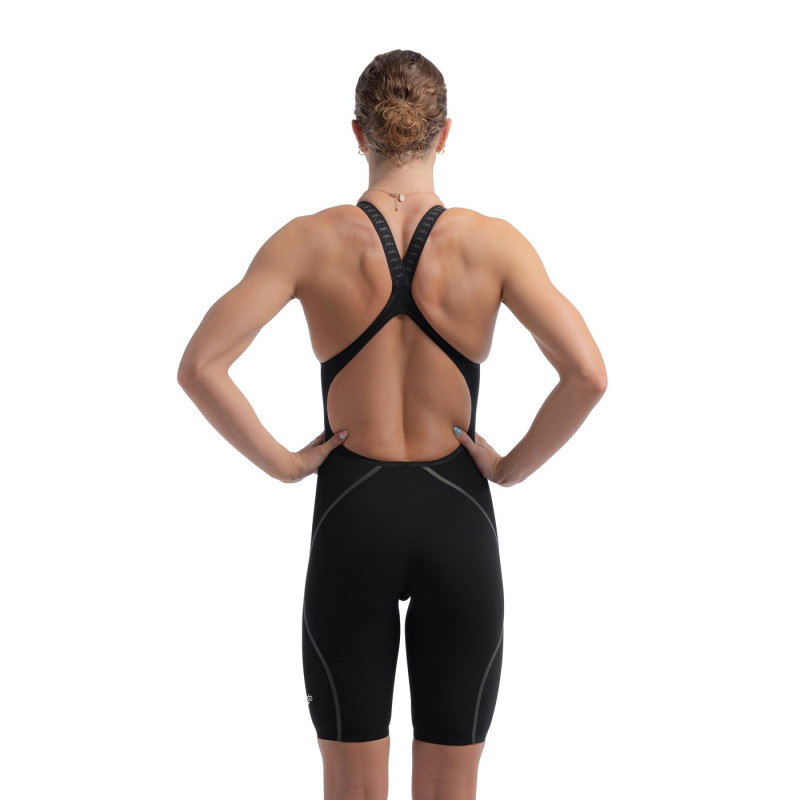 Стартовий гідрак жіночий для плавання Speedo Womens LZR INTENT 2.0 OPBK KSKN AF з відкритою спиною (8-15855H618) чорний розмір 26