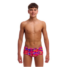 Дитячі плавки Funky Trunks Boy's Sidewinder Trunks Wriggle Walls (FTS015B72223) розмір 26 рожеві