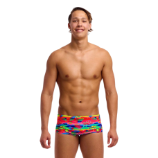 Чоловічі плавки Funky Trunks Men's Sidewinder Trunks Free Foliage (FTS015M72240) розмір 30 рожеві