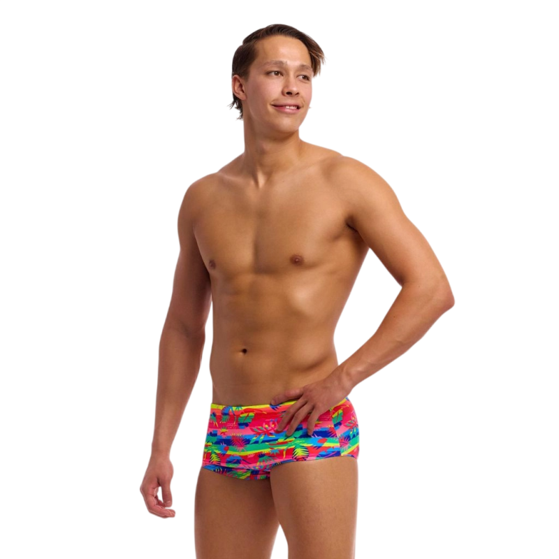 Чоловічі плавки Funky Trunks Men's Sidewinder Trunks Free Foliage (FTS015M72240) розмір 30 рожеві