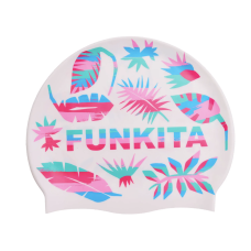 Шапочка для плавання Funkita Lost Leaf Swim Cap (FS997224100) біла