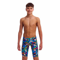 Плавки довгі джамери для плаванння Funky Trunks Boy's Birdie Wordie Training Jammers (FTS003B72248) розмір 28 (12-13 років) з туканами