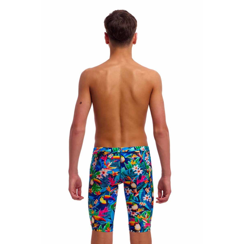 Плавки довгі джамери для плаванння Funky Trunks Boy's Birdie Wordie Training Jammers (FTS003B72248) розмір 26 (10-11 років) з туканами