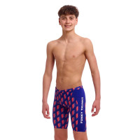 Плавки довгі джамери для плаванння Funky Trunks Boy's Flash Training Jammers (FTS003B72087) розмір 28 (12-13 років) з блискавкою