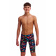 Плавки довгі джамери для плаванння Funky Trunks Boy's Lost Leaf Training Jammers (FTS003B72241) розмір 28 (12-13 років) з загублений лист