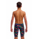 Плавки довгі джамери для плаванння Funky Trunks Boy's Lost Leaf Training Jammers (FTS003B72241) розмір 28 (12-13 років) з загублений лист