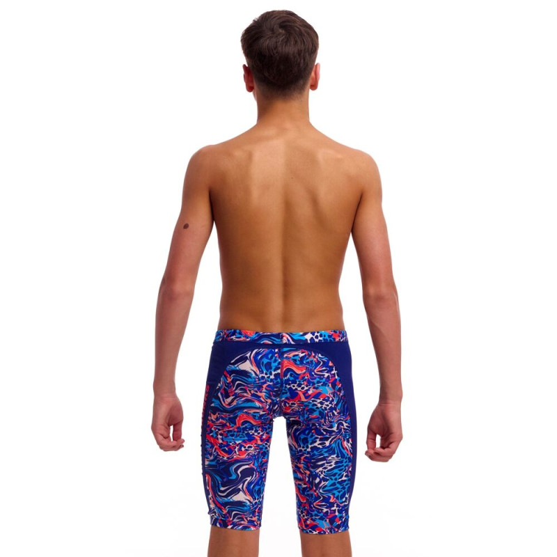 Плавки довгі джамери для плаванння Funky Trunks Boy's Mad Cat Training Jammers (FTS003B72236) розмір 22 (6-7 років) Скажений кіт