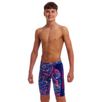 Плавки довгі джамери для плаванння Funky Trunks Boy's Mad Cat Training Jammers (FTS003B72236) розмір 28 (12-13 років) Скажений кіт