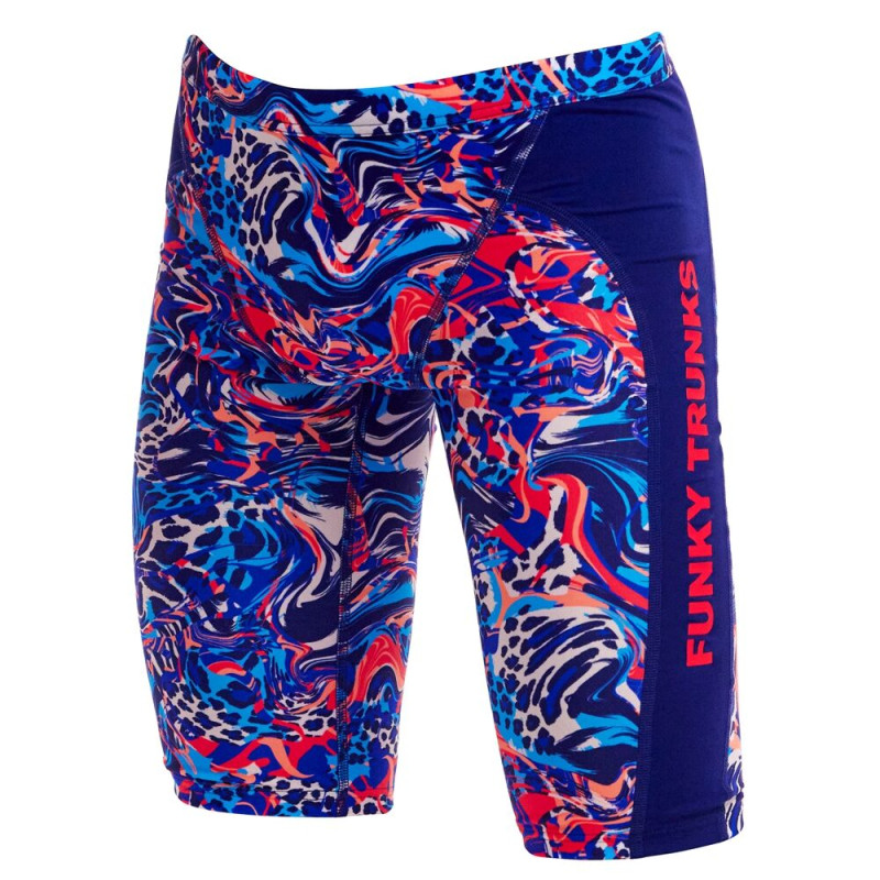 Плавки довгі джамери для плаванння Funky Trunks Boy's Mad Cat Training Jammers (FTS003B72236) розмір 28 (12-13 років) Скажений кіт