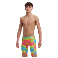 Плавки довгі джамери для плаванння Funky Trunks Boy's Melting Mayhem Training Jammers (FTS003B72154) розмір 28 (12-13 років) Танучий хаос