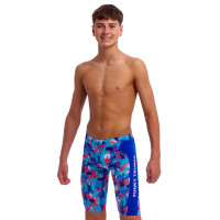 Плавки довгі джамери для плаванння Funky Trunks Boy's Messy Messy Messy Training Jammers (FTS003B72252) розмір 26 (10-11 років) мазки сині безладний