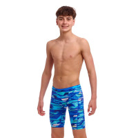 Плавки довгі джамери для плаванння Funky Trunks Boy's Pace Racer Training Jammers (FTS003B72071) розмір 22 (6-7 років) сині