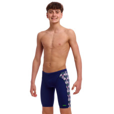 Плавки довгі джамери для плаванння Funky Trunks Boy's Sitting Duck Training Jammers (FTS003B72174) розмір 28 (12-13 років) каченя
