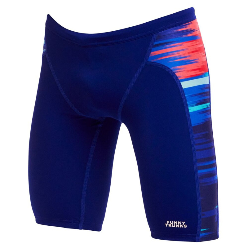 Дитячі плавки довгі джамери для плаванння Funky Trunks Boy's Storm At Sea Training Jammers (FTS003B72168) розмір 28 (12-13 років) шторм в морі 