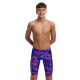 Дитячі плавки довгі джамери для плаванння Funky Trunks Boy's Warped Waves Training Jammers (FTS003B72222) розмір 28 (12-13 років) Викривлені хвилі