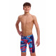 Дитячі плавки довгі джамери для плаванння Funky Trunks Boy's Wave CrazeTraining Jammers (FTS003B72172) розмір 24 (8-9 років) сині 