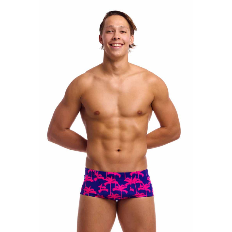 Чоловічі плавки Funky Trunks Men's Classic Trunks Pinky Palms (FTS001M72228) розмір 30 (XS) з пальмами