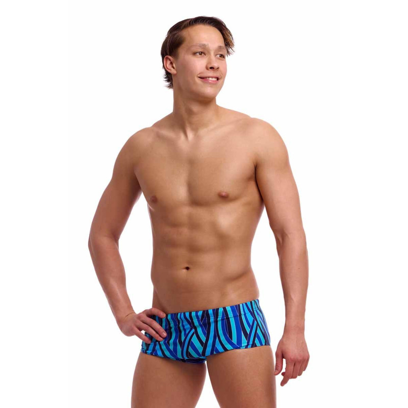 Чоловічі плавки Funky Trunks Men's Sidewinder Trunks Snork City (FTS015M72180) розмір 32 сині