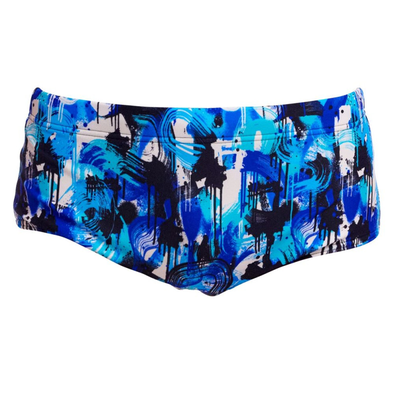 Дитячі плавки Funky Trunks Boy's Sidewinder Trunks You Messer (FTS015B72254) розмір 26 (10-11 років) блакитні
