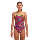 Дитячий купальник Funkita Girl's Single Strap One Piece Swan City (FKS030G72231) з лебедями розмір 12 (12-13 років) 