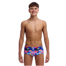 Дитячі плавки Funky Trunks Boy's Sidewinder Trunks Wet Wave (FTS015B72221) розмір 24 (8-9 років) блакитні