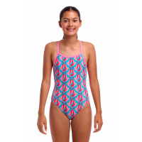 Дитячий купальник Funkita Girl's Single Strap One Piece Hummy Bunny (FKS030G72224) з колібрі розмір 8 (8-9 років) 