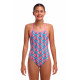 Дитячий купальник Funkita Girl's Single Strap One Piece Hummy Bunny (FKS030G72224) з колібрі розмір 10 (10-11 років) 