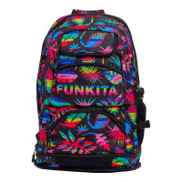 Рюкзак для плавания Funkita Elite Squad Backpack Tropic Lost Leaf (FKG003N72241) 36 литров черный