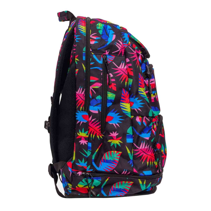 Рюкзак для плавання Funkita Elite Squad Backpack Tropic Lost Leaf (FKG003N72241) 36 літрів з чорний 