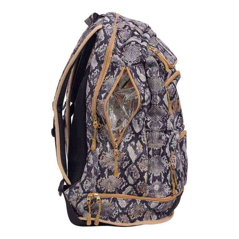 Рюкзак для плавання Funkita Elite Squad Backpack Tropic Rattle Racer (FKG003N72147) 36 літрів з зміїна кожа 