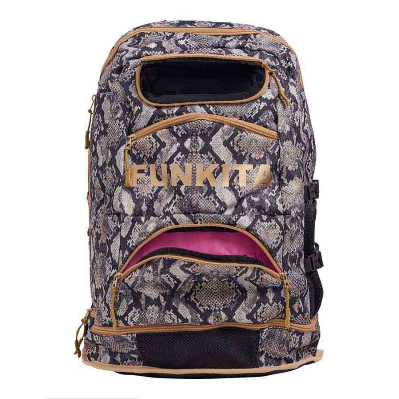 Рюкзак для плавання Funkita Elite Squad Backpack Tropic Rattle Racer (FKG003N72147) 36 літрів з зміїна кожа 