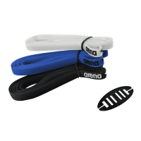 Набір ремінців для окулярів Arena COBRA SERIES SILICONE STRAP KI (003262-100) білий, синій, чорний