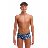 Дитячі плавки Funky Trunks Boy's Sidewinder Trunks Birdie Wordie (FTS015B72248) розмір 24 (8-9 років) з туканами 