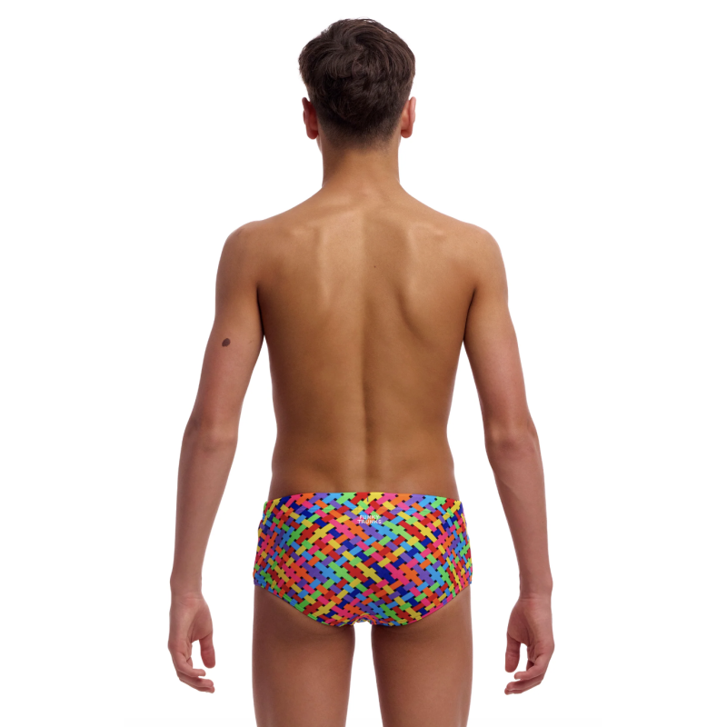 Дитячі плавки Funky Trunks Boy's Sidewinder Trunks Bread Basket (FTS015B72106) розмір 24 (8-9 років)  