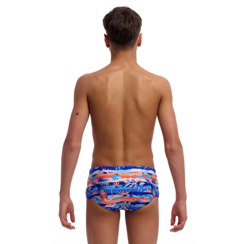Дитячі плавки Funky Trunks Boy's Sidewinder Trunks Forever Fossil (FTS015B72243) розмір 24 (8-9 років)  