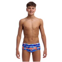 Дитячі плавки Funky Trunks Boy's Sidewinder Trunks Forever Fossil (FTS015B72243) розмір 24 (8-9 років)  
