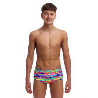 Дитячі плавки Funky Trunks Boy's Sidewinder Trunks Free Foliage (FTS015B72240) розмір 28 (12-13 років)  