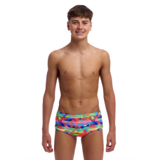 Дитячі плавки Funky Trunks Boy's Sidewinder Trunks Free Foliage (FTS015B72240) розмір 24 (8-9 років)  