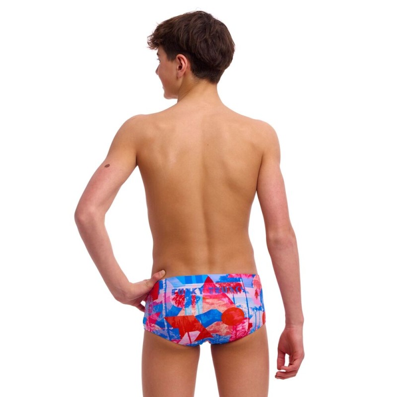 Дитячі плавки Funky Trunks Boy's Sidewinder Trunks Miss Adventure (FTS015B72179) розмір 26 (10-11 років)  