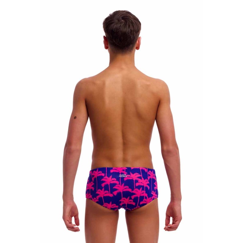 Дитячі плавки Funky Trunks Boy's Sidewinder Trunks Pinky Palms (FTS015B72228) розмір 24 (8-9 років)  