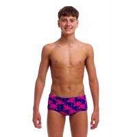 Дитячі плавки Funky Trunks Boy's Sidewinder Trunks Pinky Palms (FTS015B72228) розмір 24 (8-9 років)  