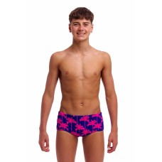 Дитячі плавки Funky Trunks Boy's Sidewinder Trunks Pinky Palms (FTS015B72228) розмір 24 (8-9 років)  