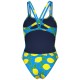 Жіночий спортивний купальник для плавання Arena LEMONS SWIMSUIT LACE PLUS BACK (010704-858) з лимонами розмір 36