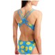 Жіночий спортивний купальник для плавання Arena LEMONS SWIMSUIT LACE PLUS BACK (010704-858) з лимонами розмір 36