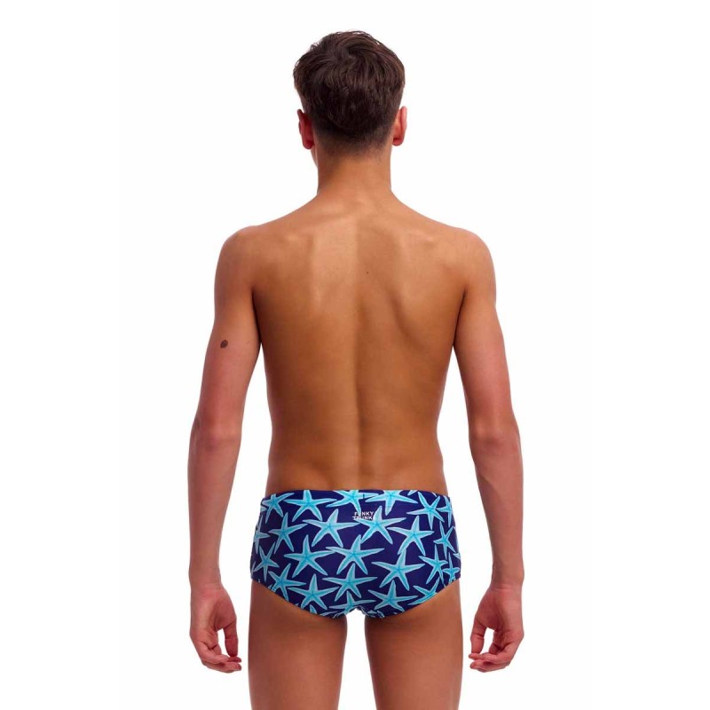 Дитячі плавки Funky Trunks Boy's Sidewinder Trunks See Stars (FTS015B72256) розмір 26 (10-11 років) із зірочками