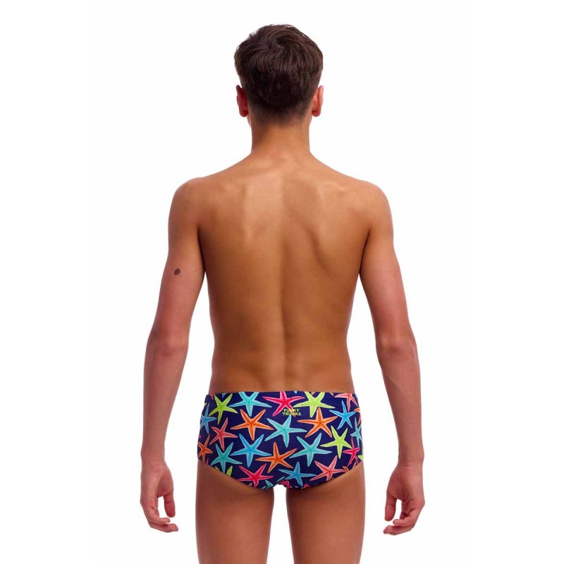 Дитячі плавки Funky Trunks Boy's Sidewinder Trunks Starry Night (FTS015B72218) розмір 26 (10-11 років) із зірочками