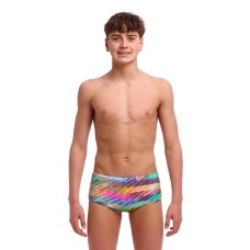 Дитячі плавки Funky Trunks Boy's Sidewinder Trunks Static Stack (FTS015B72069) розмір 24 (8-9 років)