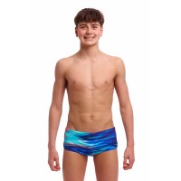 Детские плавки Funky Trunks Boy's Sidewinder Trunks Storm At Sea (FTS015B72168) размер 28 (12-13 лет) синие